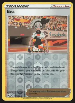 SWSH04: Vivid Voltage Bea #147/185 Reverse Holo Pokemon Card - Image 1