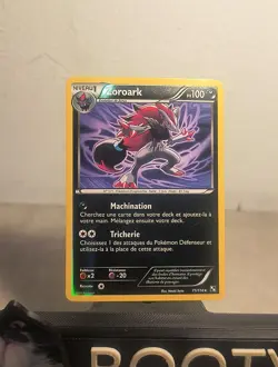 Carte pokemon Zoroark Holo 71/114 Reverse Noir et Blanc FR - Image 2