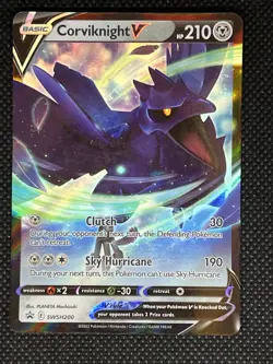 Pokemon Corviknight V Promo Holo SWSH200 Sword & Shield Basic 210 HP - Image 1