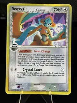 Deoxys 5/110 Holon Phantoms Holo Rare 70 HP Basic Crystal Laser Pokemon TCG 2006 - Image 1
