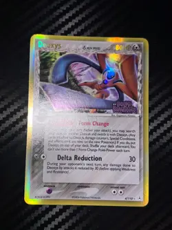 Deoxys (Delta Species - Defense Forme) 4/110 Holon Phantoms Holo Pokemon TCG - Image 2