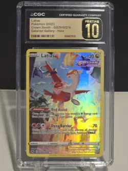 Latias GG20/GG70 - Crown Zenith Galarian Gallery CGC PRISTINE 10 - Pokemon TCG - Image 1