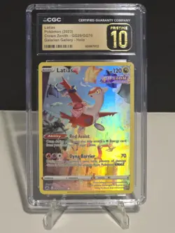 Latias GG20/GG70 - Crown Zenith Galarian Gallery CGC PRISTINE 10 - Pokemon TCG - Image 3