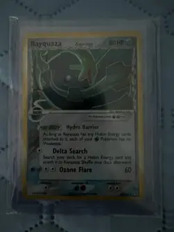 2006 POKEMON EX HOLON PHANTOMS #16 RAYQUAZA-HOLO - Image 1