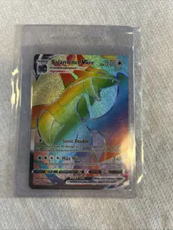 Pokemon Salamence VMAX Secret Rare Full Art Holo Darkness Ablaze 320 HP 194/189 - Image 3