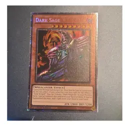 Yu-Gi-Oh! Konami Dark Sage Effect Monster Holo 1st Ed 9237203 ATK/2800 DEF/3200 - Image 1