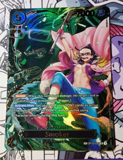 Op13 Carrying on his Will Smoker SP OP10-030 English Tcg Beckett Psa Luffy NM - Image 1