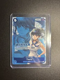NM-Mint, English One Piece Tsuru (Winner Pack 2025 Vol. 4) - OP06-051 - R - Foil - Image 1
