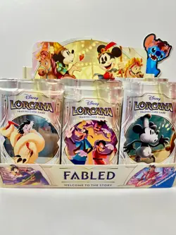X1 Disney Lorcana Fabled New Factory Sealed Booster Pack English 12 game cards - Image 1