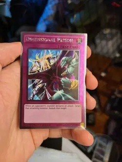 Yugioh Dimensional Prison NKRT-EN034 Limited Platinum Rare - Image 1