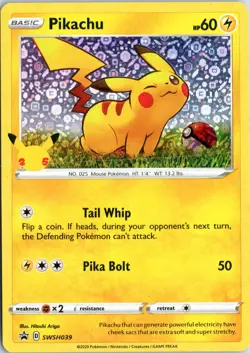 Miscellaneous Cards & Products #SWSH039 Pikachu - Image 1