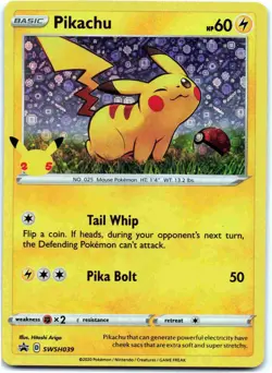 Pikachu - (General Mills) Promo Miscellaneous Cards & Products MCAP Lightning H - Image 1