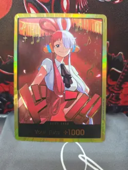 DON!! Card (Uta) (Gold) Extra Booster: One Piece Heroines Edition Foil - Image 1
