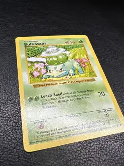 Shadowless Bulbasaur 44/102 Common Base Set Pokemon Card NM/LP - Image 4