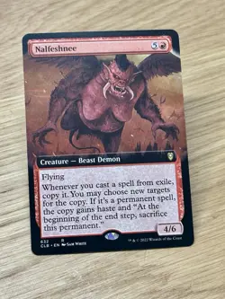 MTG Nalfeshnee Extended Art #632 CLB Baldurs Gate Normal R NM Magic Card TCG - Image 1