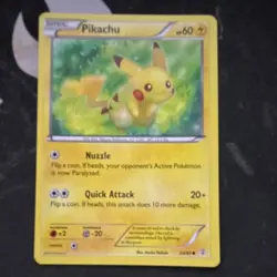 Pokemon Pikachu Generations 26/83 Common Regular Basic 60 HP Card English - Image 1