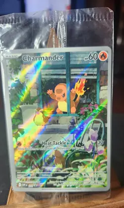 Pokemon TCG Charmander #044 SVP Black Star Promo Card Still Sealed - Image 2
