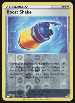 SWSH07: Evolving Skies Boost Shake #142/203 Reverse Holo Pokemon Card - Image 1