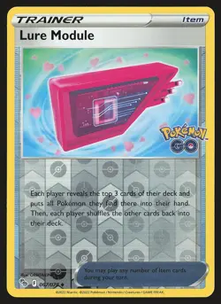 Pokemon GO Lure Module #067/078 Reverse Holo Pokemon Card - Image 1