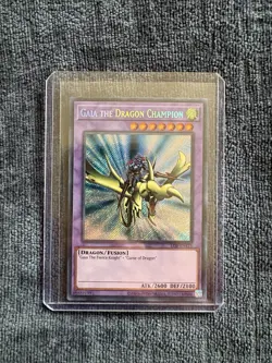 Yugioh Gaia the Dragon Champion LOB-EN125 Secret Rare 25th Anniversary NM - Image 3