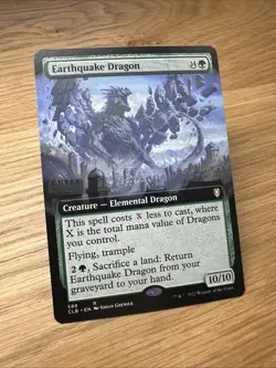 MTG Earthquake Dragon - Commander Legends: Battle for Baldur's Gate #588 - Image 1