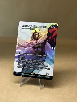 Minwu, Rebellion Strategist 0025 FOIL Borderless Final Fantasy MTG English - Image 1
