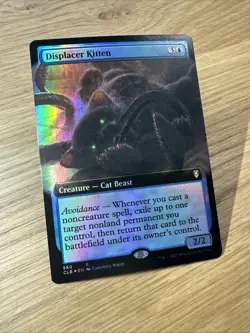 Displacer Kitten – FOIL EXTENDED ART – Battle For Baldur’s Gate CLB 560 - Image 2