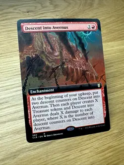 Descent into Avernus Commander Baldur's Gate #580 CLB MTG Magic Extended Art LP - Image 1