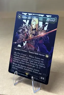 MTG FOIL Zenos yae Galvus // Shinryu, Transcendent Rival(#384) Borderless - Image 1