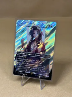 1x Aerith Gainsborough, Borderless Surge Foil 0519, Final Fantasy, Magic MTG NM - Image 1