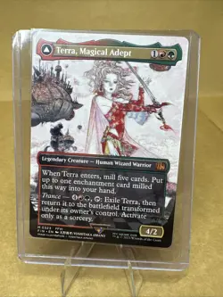 MTG Terra Magical Adept Borderless M 0323 Final Fantasy Regular NM - Image 1
