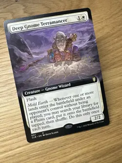 MTG Deep Gnome Terramancer *EXTENDED ART* Commander Legends Baldur's Gate 607 - Image 1