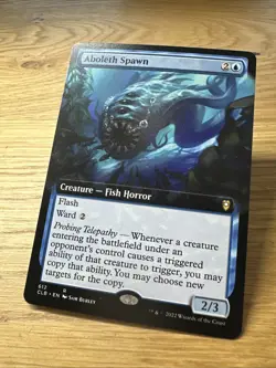 Magic: The Gathering MTG Baldur's Gate #612 Aboleth Spawn (Extended Art) - Image 1