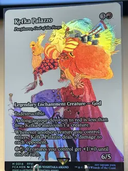 Kefka Palazzo - Purphoros, God of the Forge, FOIL, Final Fantasy 0014, MTG NM - Image 1