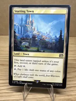 MTG - Starting Town - Regular Rare #289 - Final Fantasy NM - Image 1