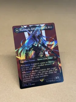 FINAL FANTASY Sephiroth, Fabled SOLDIER (Borderless) (Surge Foil) #527 - Image 2