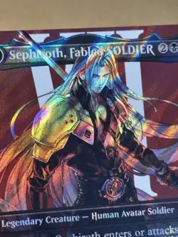 FINAL FANTASY Sephiroth, Fabled SOLDIER (Borderless) (Surge Foil) #527 - Image 3