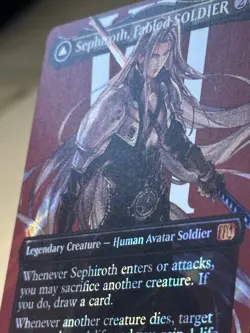 FINAL FANTASY Sephiroth, Fabled SOLDIER (Borderless) (Surge Foil) #527 - Image 4