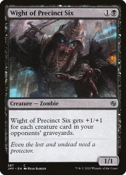 [MTG] Wight of Precinct Six (287) (JMP) LP-HP - Image 1