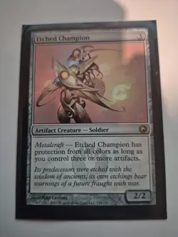 MTG Etched Champion [Scars of Mirrodin] - Image 1