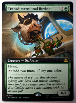 Transdimensional Bovine - Extended Rare - MTG TMNT - 0274 NM - Image 1