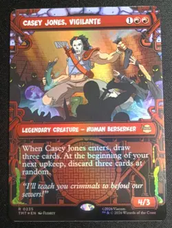 MTG TMNT - Casey Jones, Vigilante - Foil Showcase Rare - Image 1