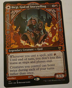 Birgi, God of Storytelling SHOWCASE MTG Magic the Gathering Kaldheim - Image 1