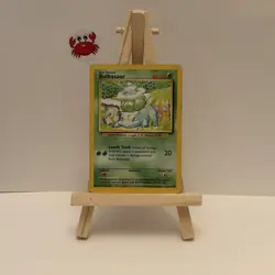 Bulbasaur 44/102 Non Holo Base Set Pokemon TCG - LP-MP - Image 1
