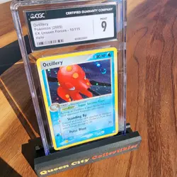 CGC MINT 9 Octillery Pokemon HOLO EX Unseen Forces - 10/115 - Image 4