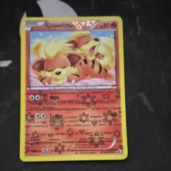 Pokemon Growlithe Legendary Treasures RC4/RC25 Reverse Holo 80 HP English - Image 1