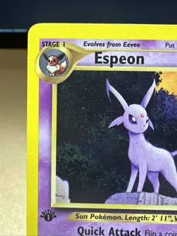 Pokemon Espeon Neo Discovery 1st Edition 20/75 LP Vintage WOTC - Image 2