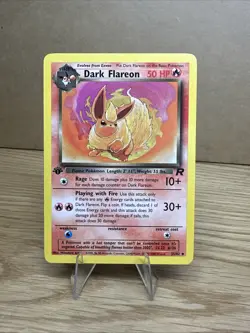 Pokemon: Dark Flareon 1st Edition #35/82 Team Rocket 2000 WOTC - LP - I116 - Image 1