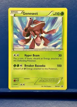 Pokemon Genesect BW101 Black & White Promos LP/MP - Image 1