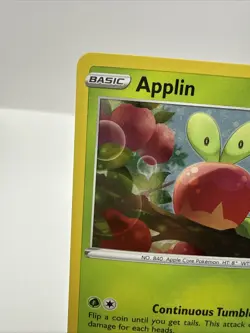 Galaxy Swirl 🌀 Applin 20/192 Holographic Blister Pack Rebel Clash Pokemon TCG - Image 3